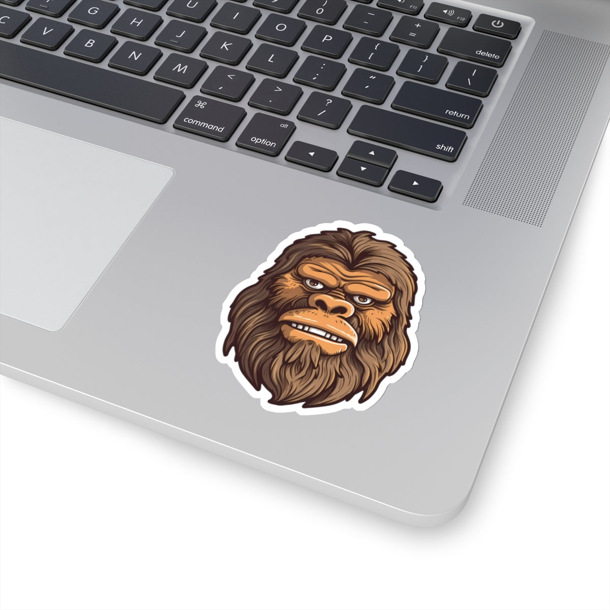 Grinning Bigfoot Charm Sticker