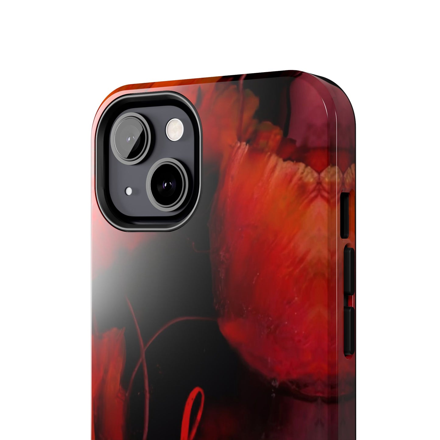 Crimson Love Blossoms Tough Phone Case