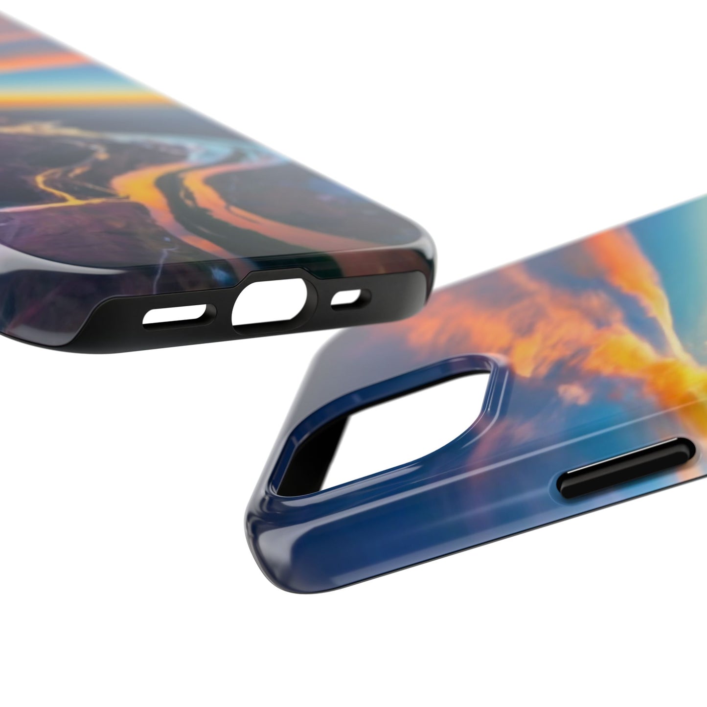 Celestial Sunset Earth View Tough Phone Case