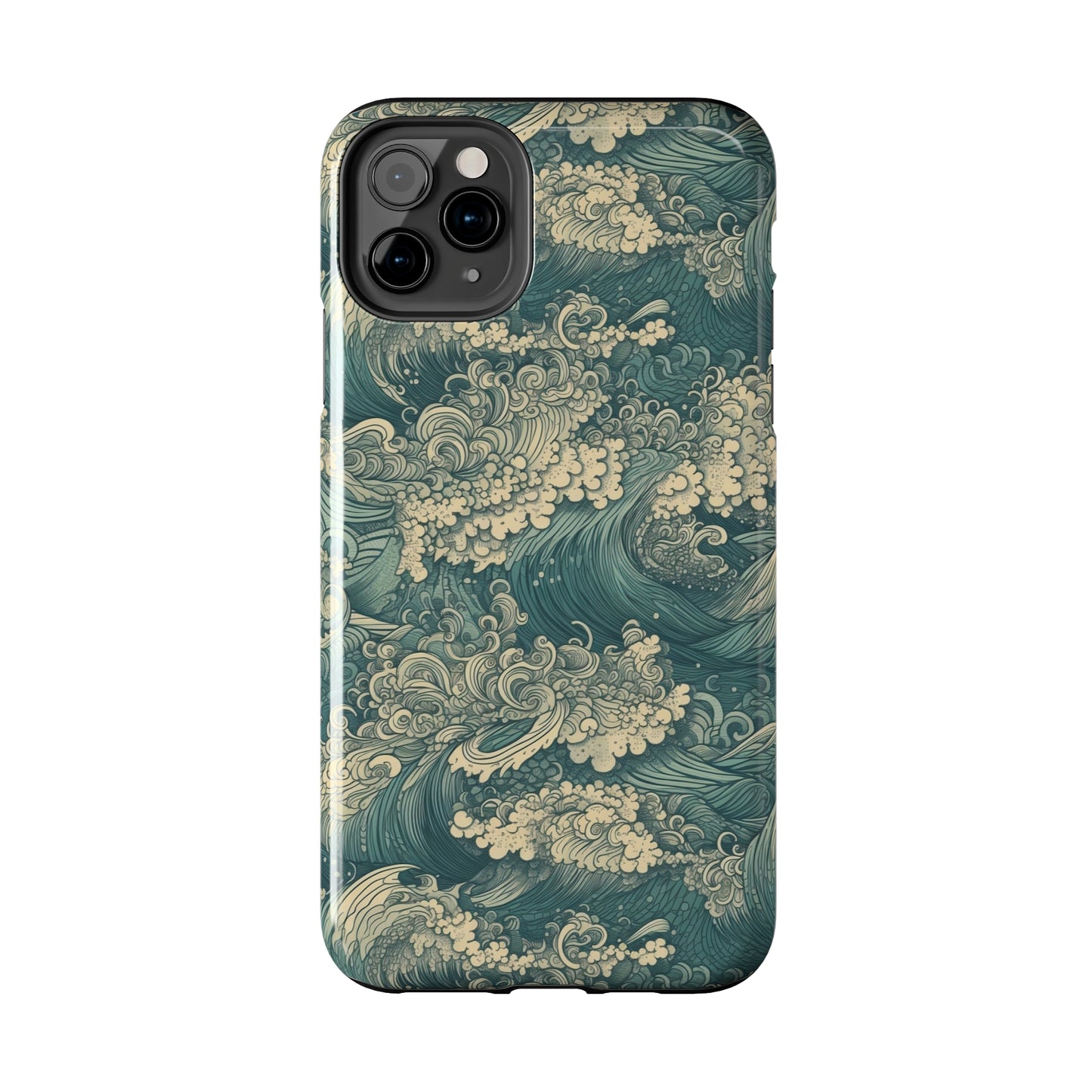 Tranquil Tides - Wave of Colors - Tough Phone Case