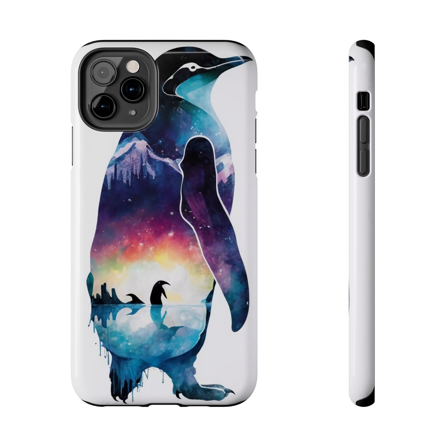 Arctic Majesty Penguin Tough Phone Case