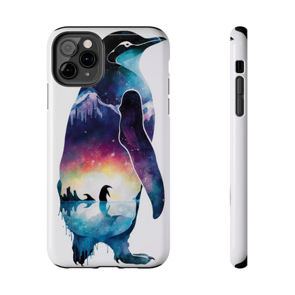 Arctic Majesty Penguin Tough Phone Case