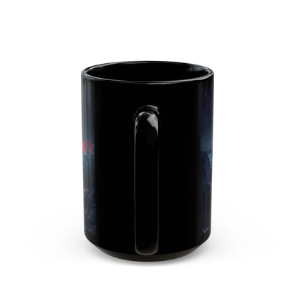 Futuristic Twin Planets Mug