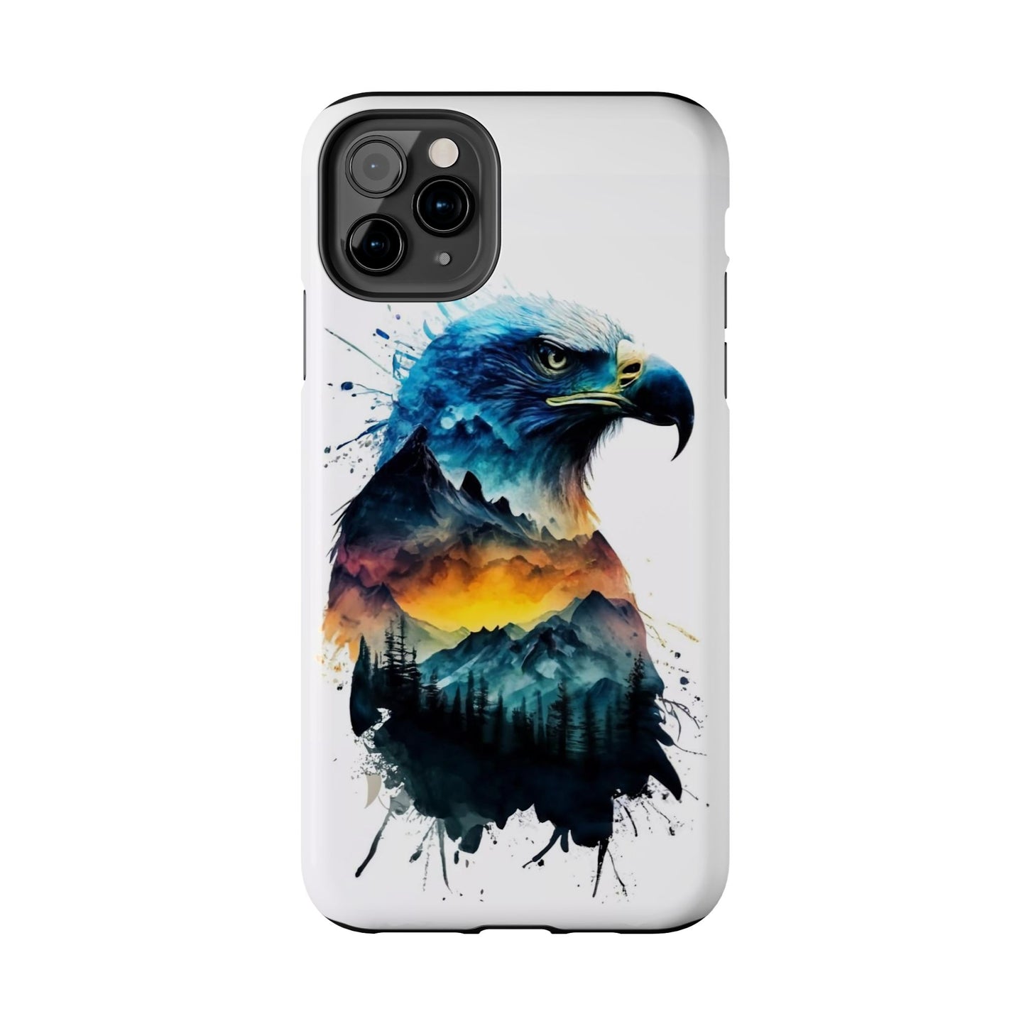 Intense Gaze Bald Eagle Tough Phone Case