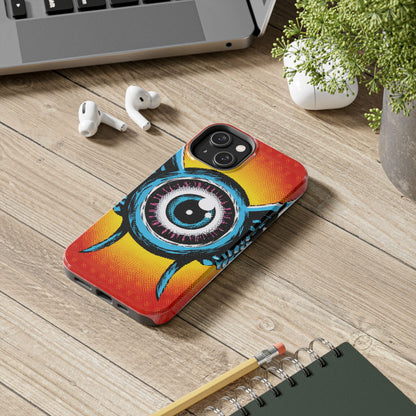 Bursting Vision Winged Eye iPhone Case