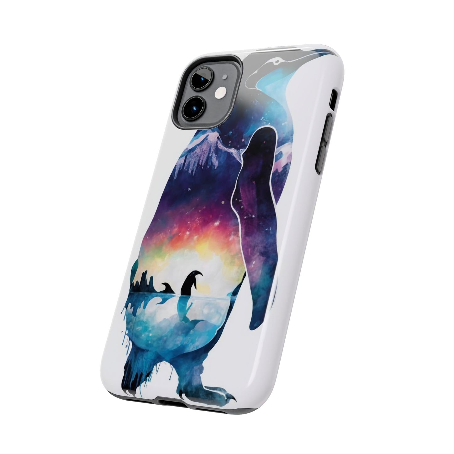 Arctic Majesty Penguin Tough Phone Case