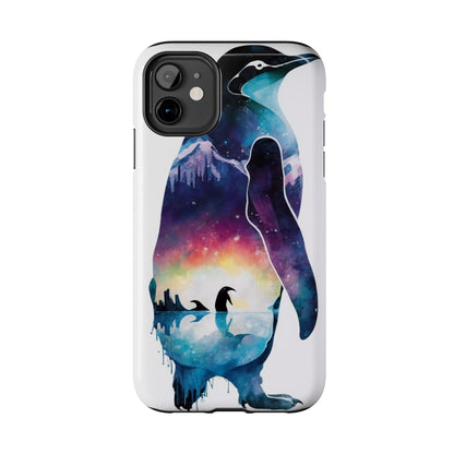 Arctic Majesty Penguin Tough Phone Case