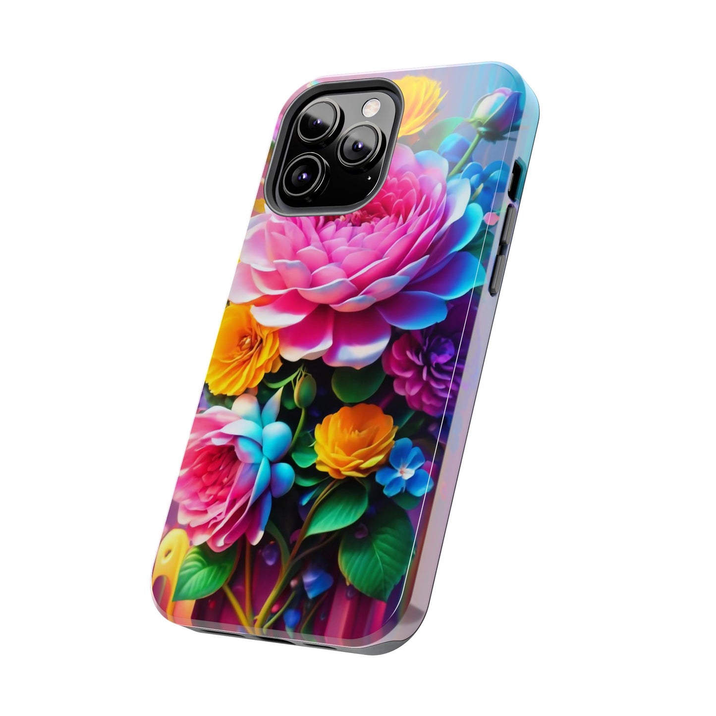 Vibrant Floral Splendor Tough Phone Case