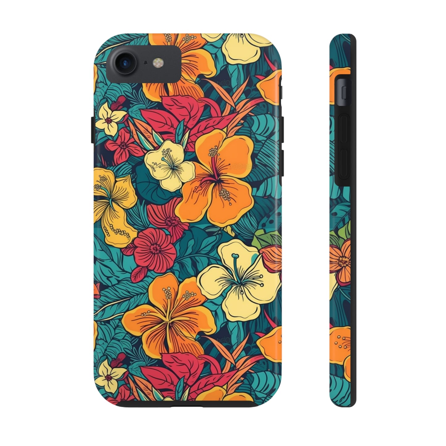 Brilliant Lokelani - Hawaiian Tough Phone Case