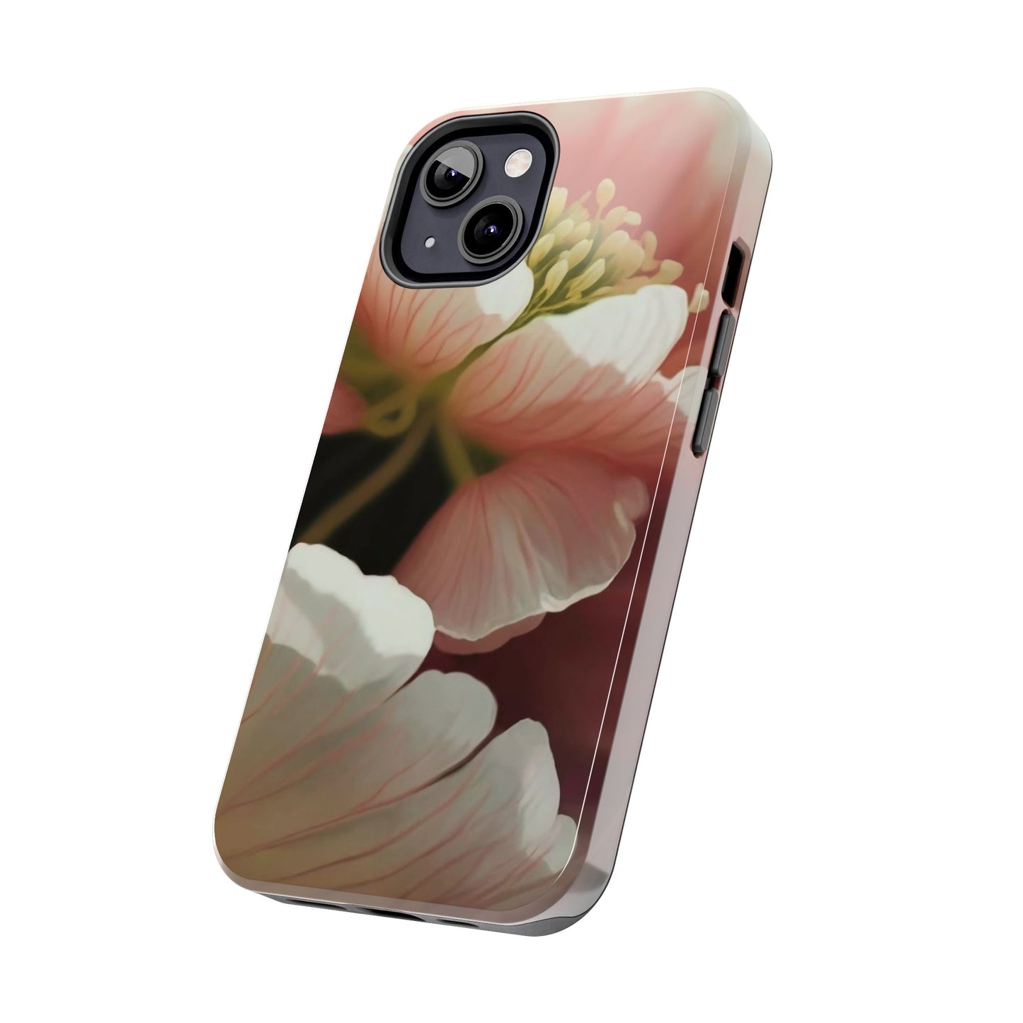 Pink Petal Watercolor Bloom Tough Phone Case