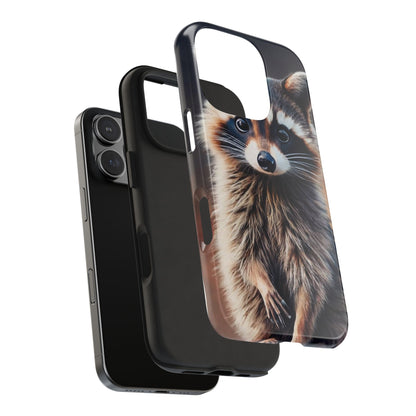 Abstract Raccoon Charm Tough Phone Case