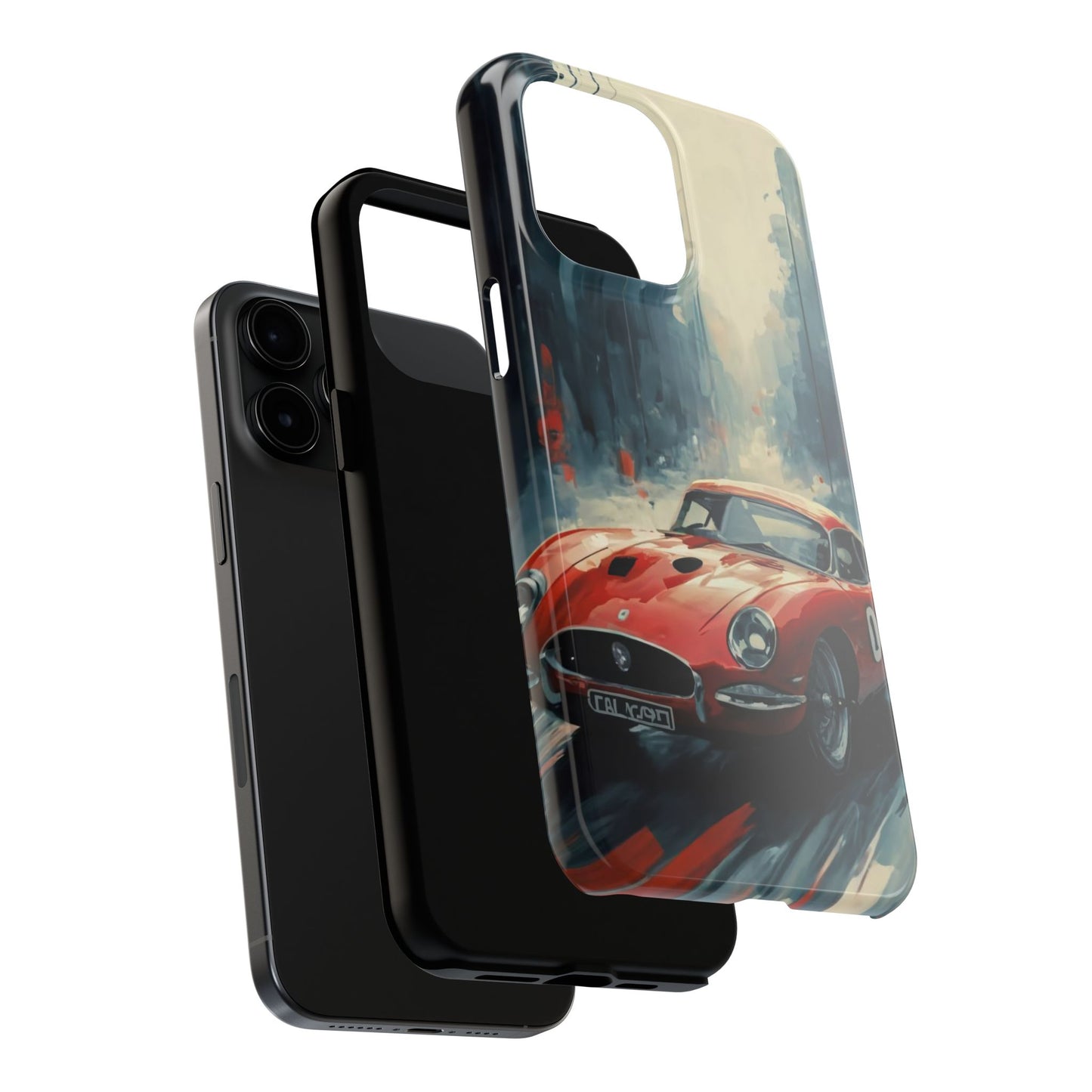 City Drive Red Sports Car Tough Phone Case