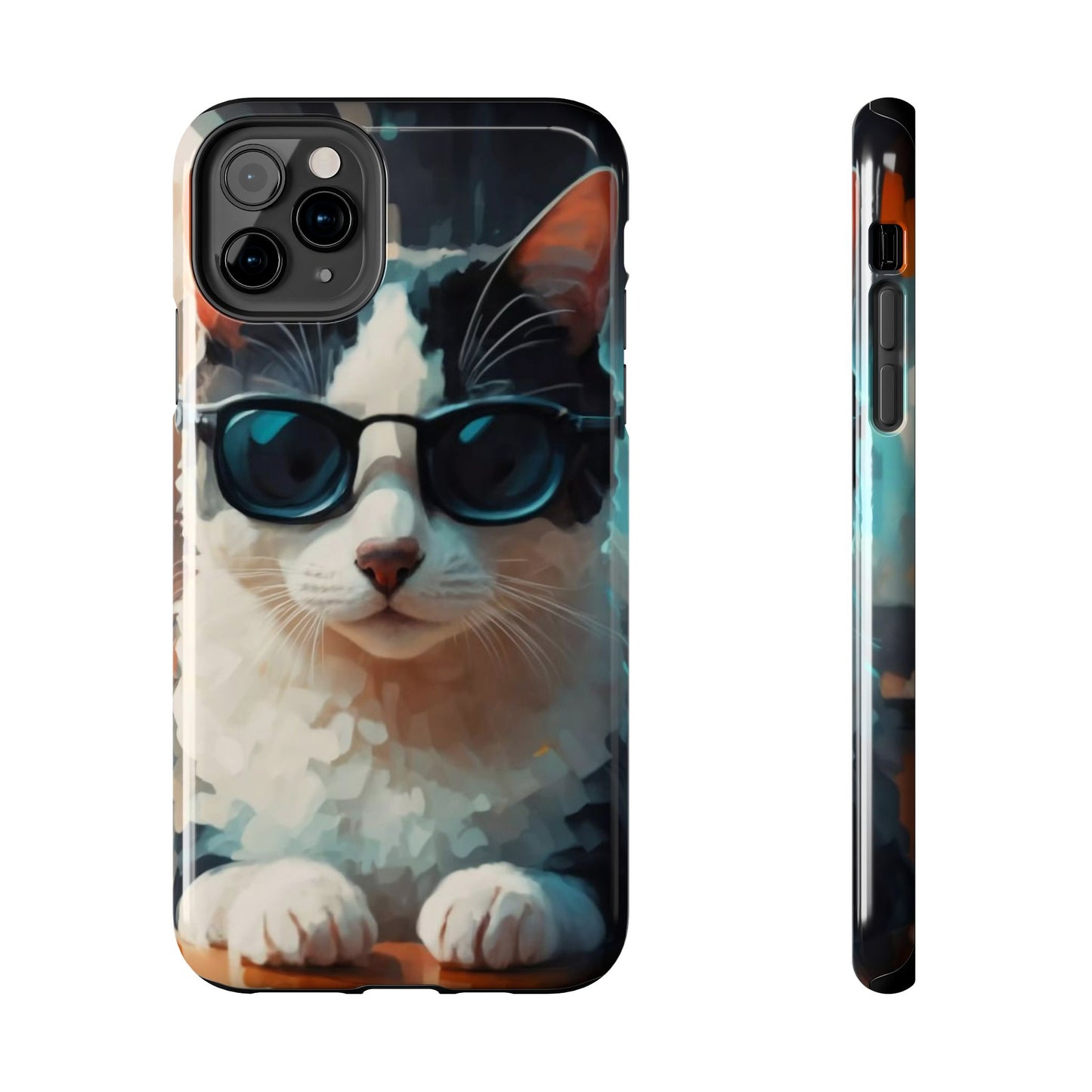 CoolCat Dinner Date Tough Phone Case