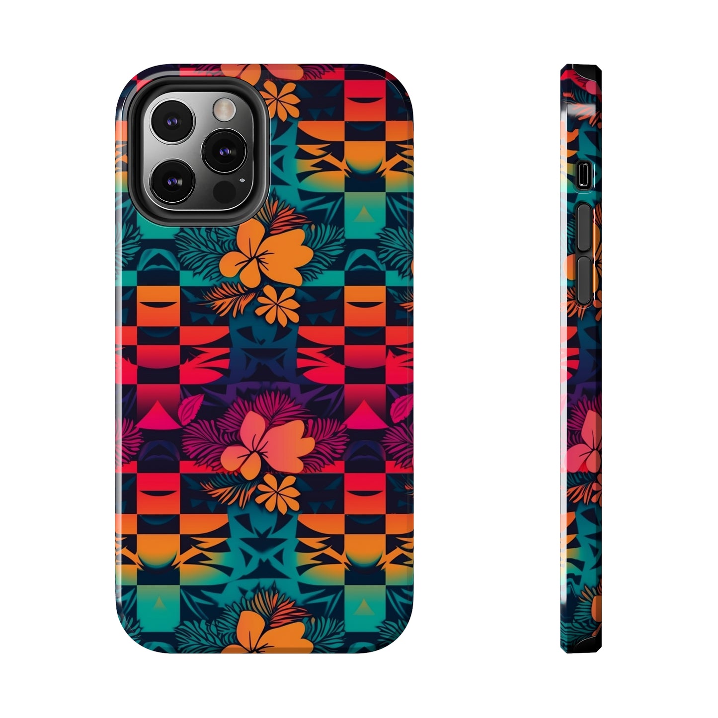 Electric Plumeria - Hawaiian Tough Phone Case