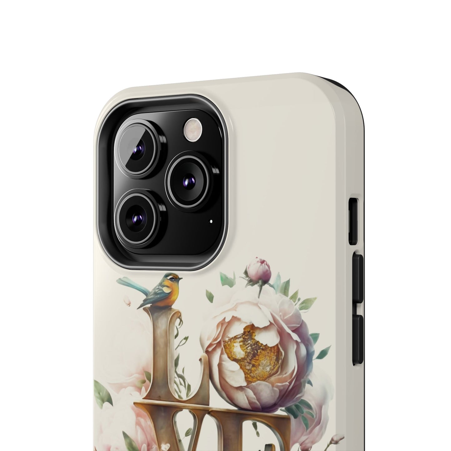 Lovebird and Bloom Watercolor Tough Phone Case