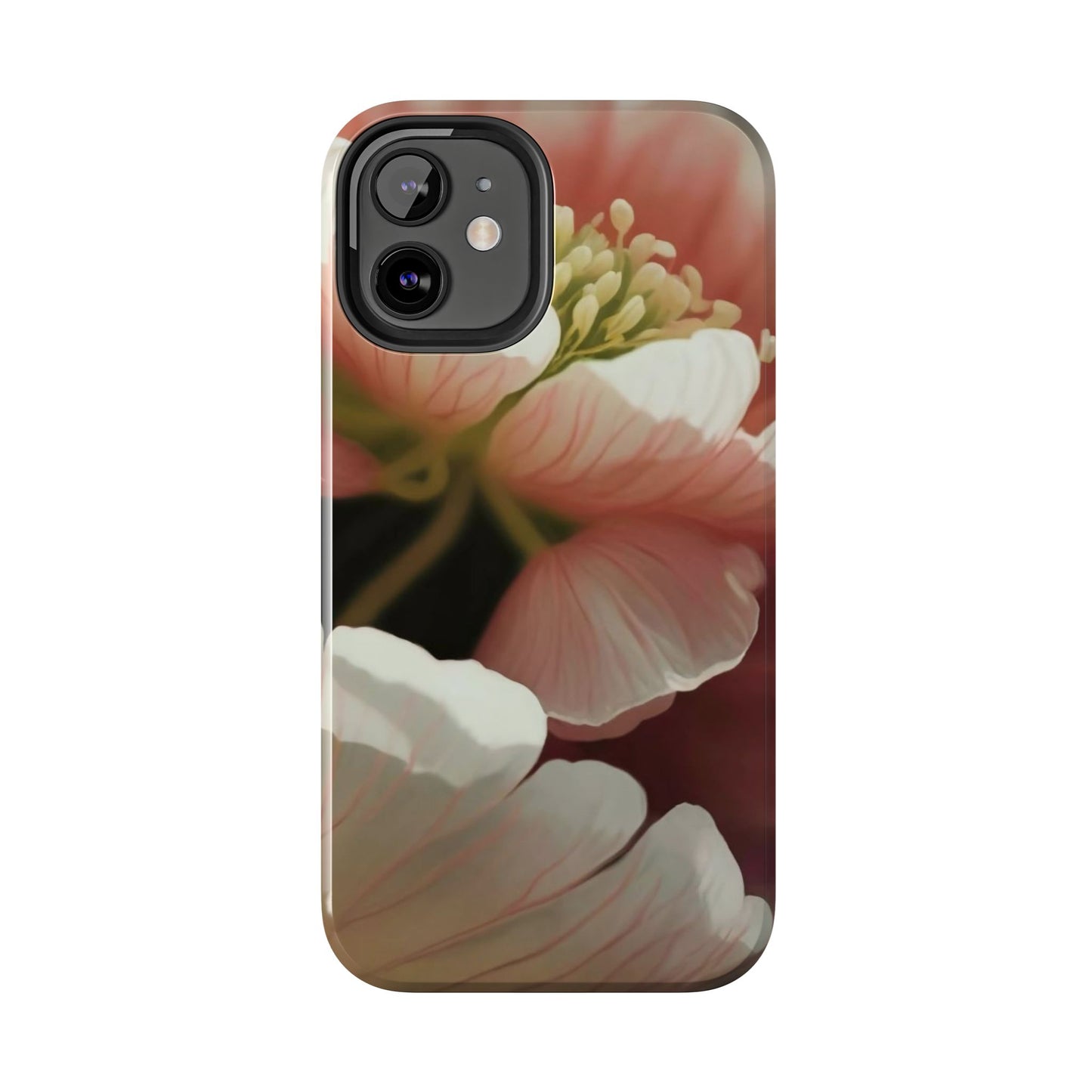 Pink Petal Watercolor Bloom Tough Phone Case