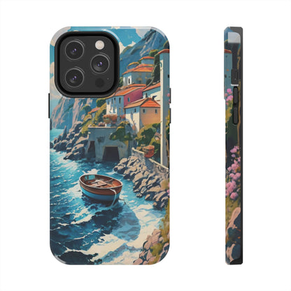 Coastal Dreamscape Boat Tough Phone Case