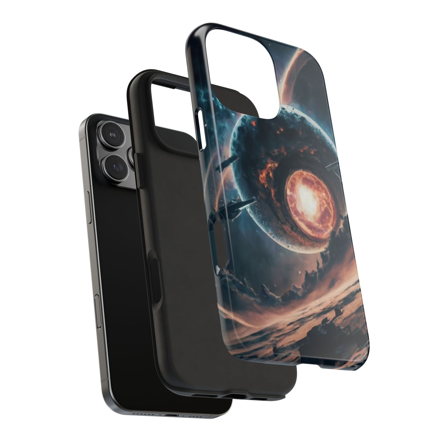 Cosmic Implosion Planet Tough Phone Case