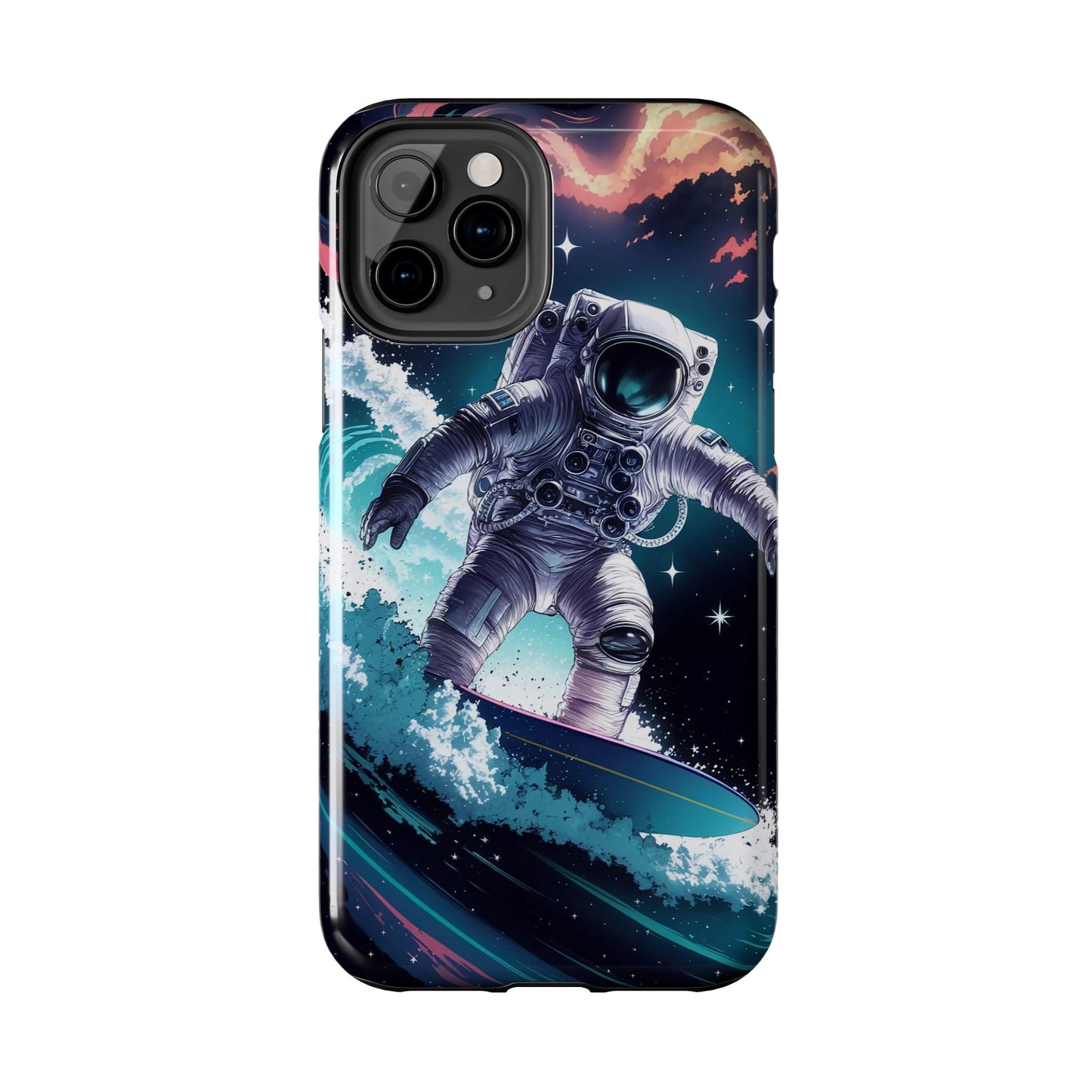 Space Surfer Astronaut Adventure Tough Phone Case