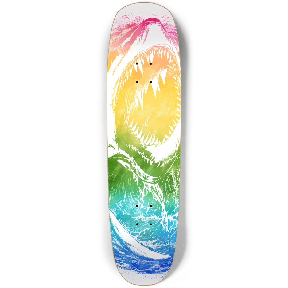 Ocean Predator v2 - Square Nose Skateboard