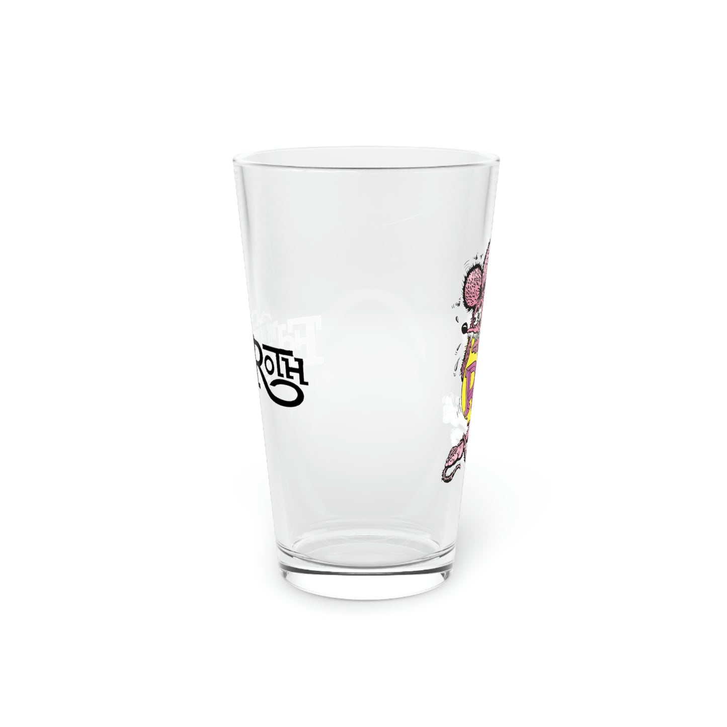 Pink Rat Fink - Pint Glass, 16oz