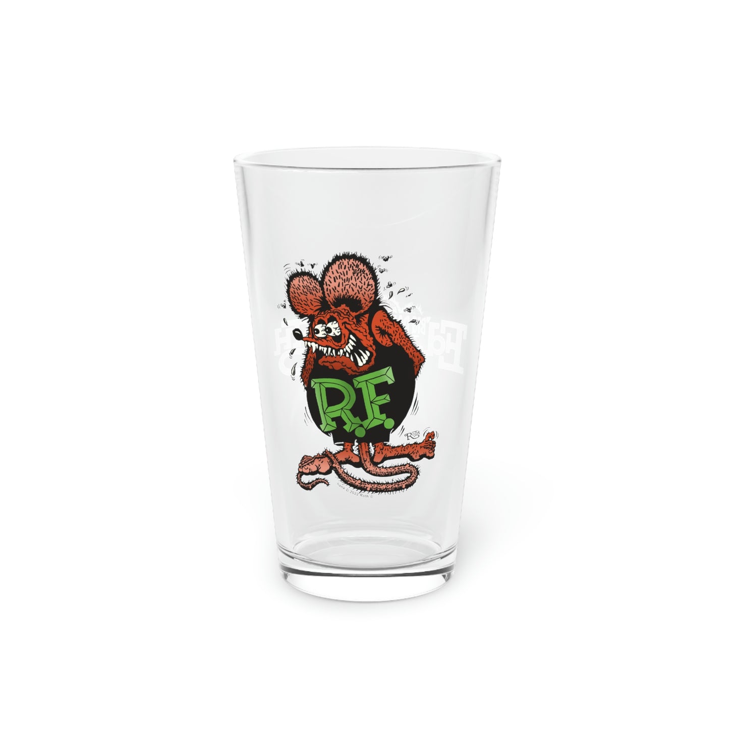 Red Rat Fink - Pint Glass, 16oz