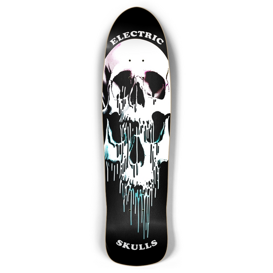 Electric Skulls - Drip - Retro Rocket Skateboard