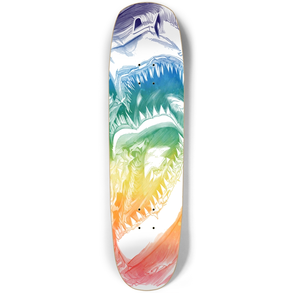 Ocean Predator v6 - Square Nose Skateboard