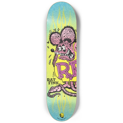 Yellow Inferno Rat Fink - 8.25 Popsicle