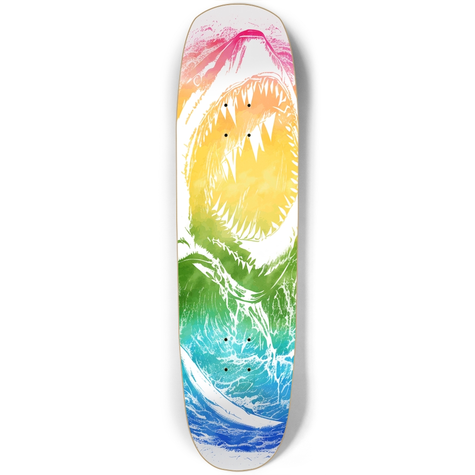 Ocean Predator v2 - Square Nose Skateboard