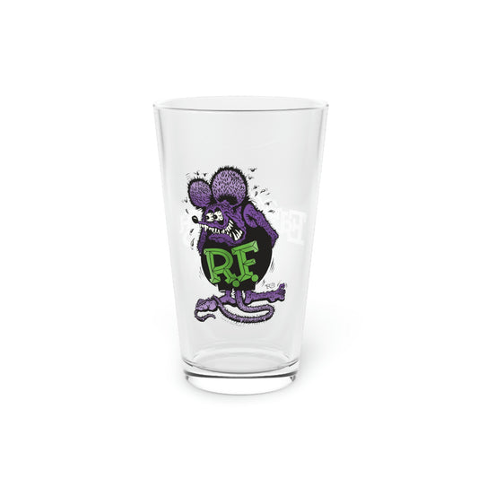 Purple Rat Fink - Pint Glass, 16oz