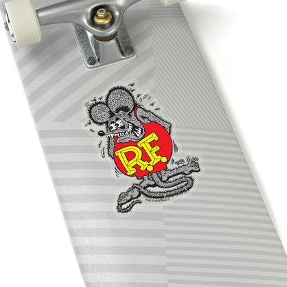 Gray Ghost Rat Fink Sticker