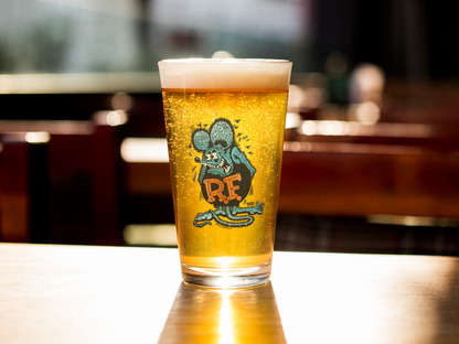 Blue Rat Fink - Pint Glass, 16oz