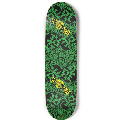 Rats Nest Green - Rat Fink 9 inch Skateboard