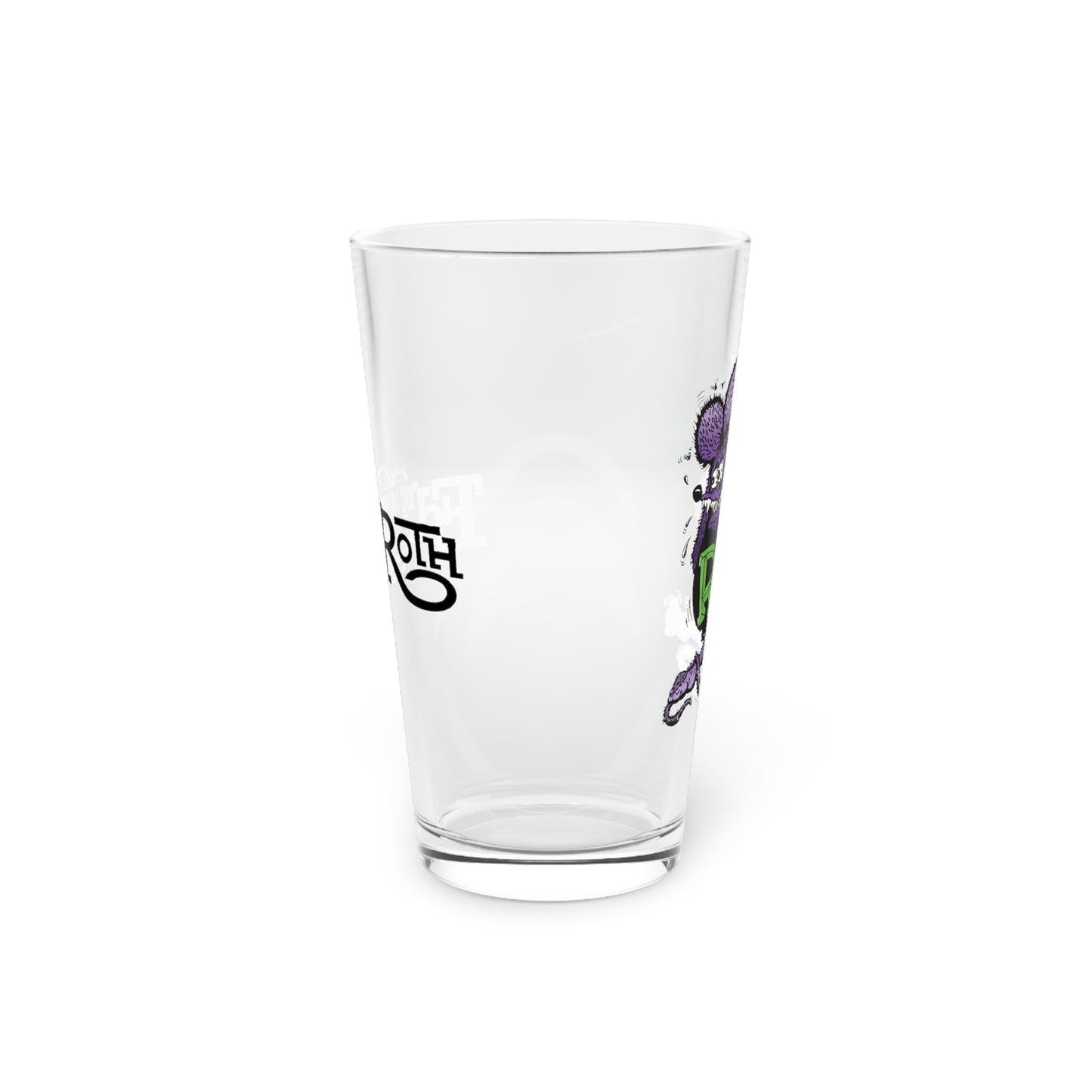 Purple Rat Fink - Pint Glass, 16oz