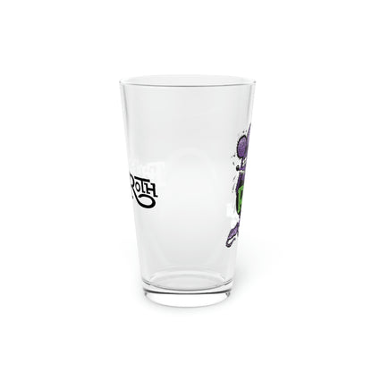 Purple Rat Fink - Pint Glass, 16oz